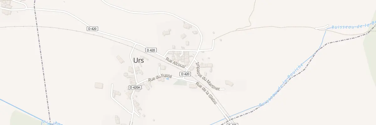 Plan du 19 Le Village à Urs