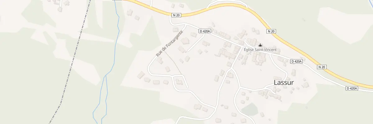 Plan du 3 Res Les Moraines à Lassur