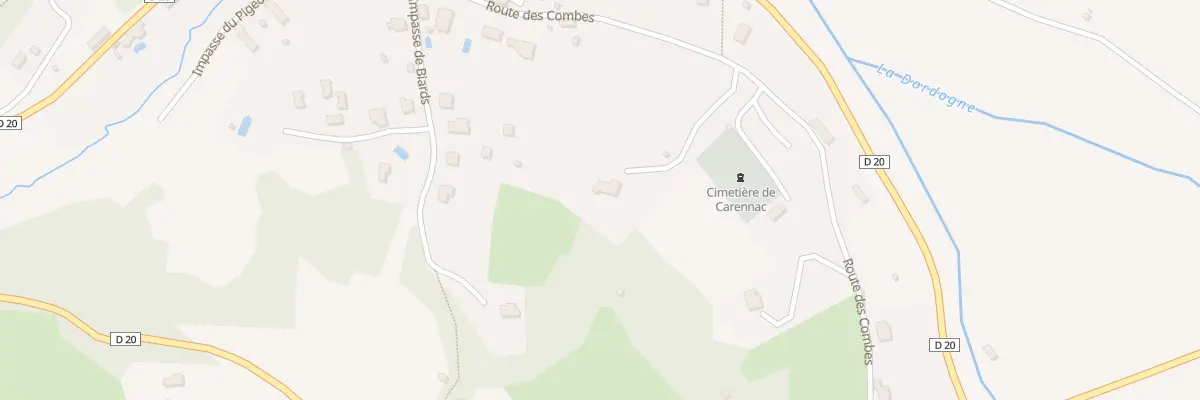Plan du 338 Rte des Combes à Carennac