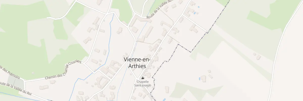 Plan du 11 Rue de la Chapelle à Vienne-en-Arthies
