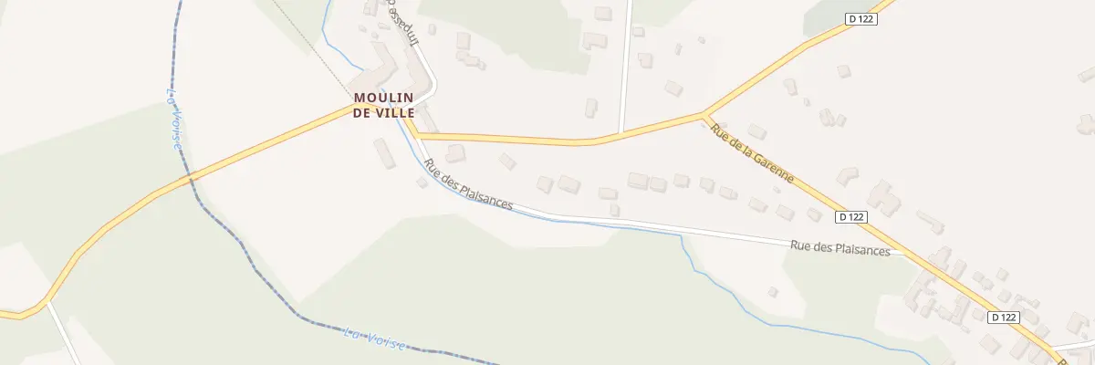 Plan du 24 Rue des Plaisances à Levainville
