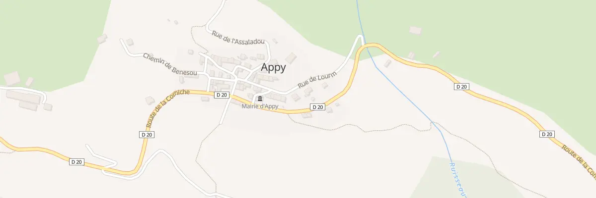Plan du 34 Lourm à Appy