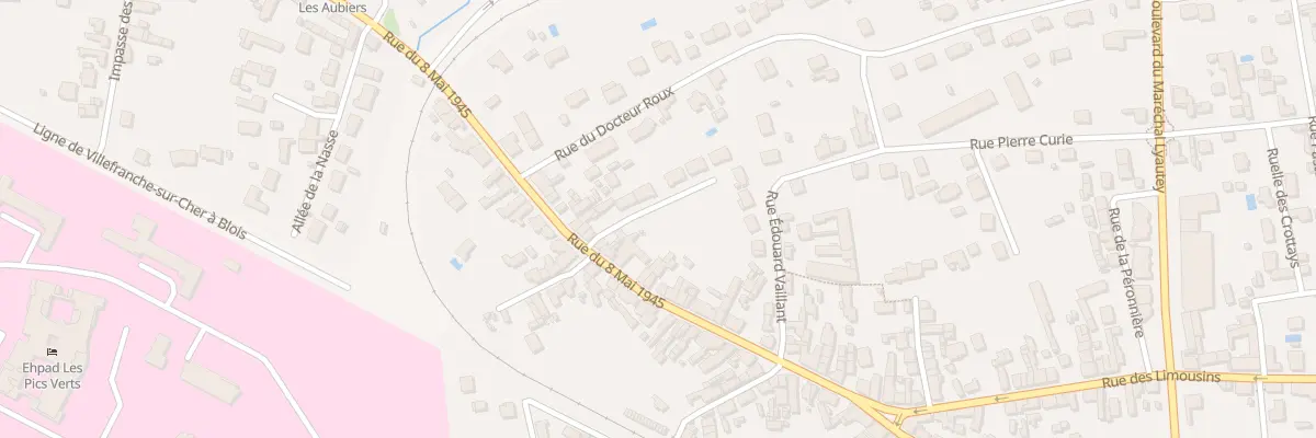 Plan du 216 Rue du Huit Mai à Romorantin-Lanthenay