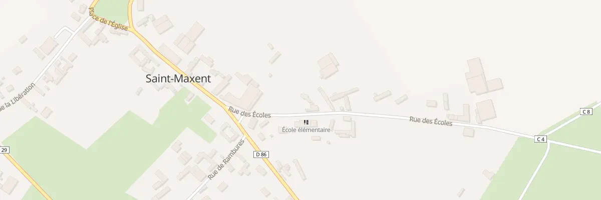Plan du 3 Rue des Ecoles à Saint-Maxent