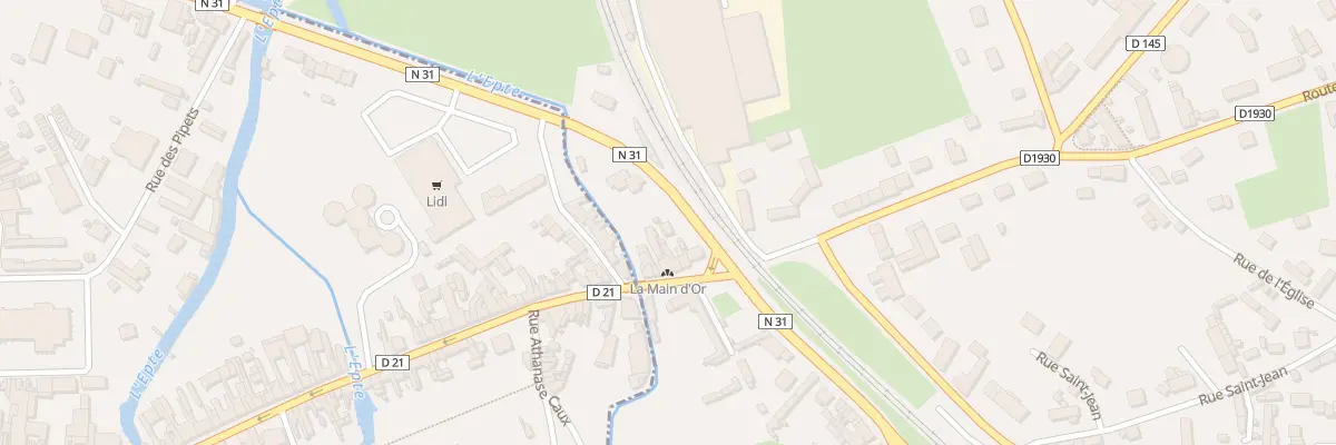 Plan du 1 Bd de Verdun à Ferrières-en-Bray