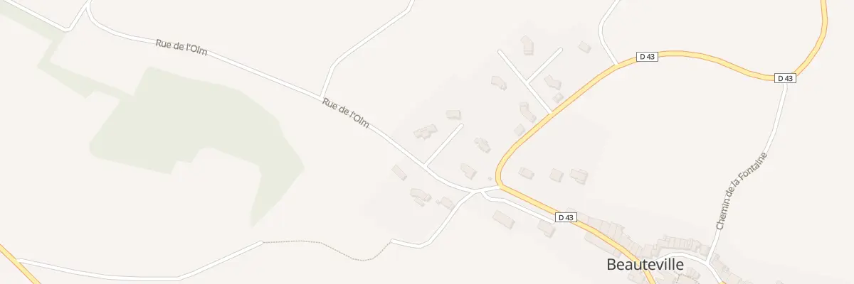 Plan du 9001 L’Houm à Beauteville