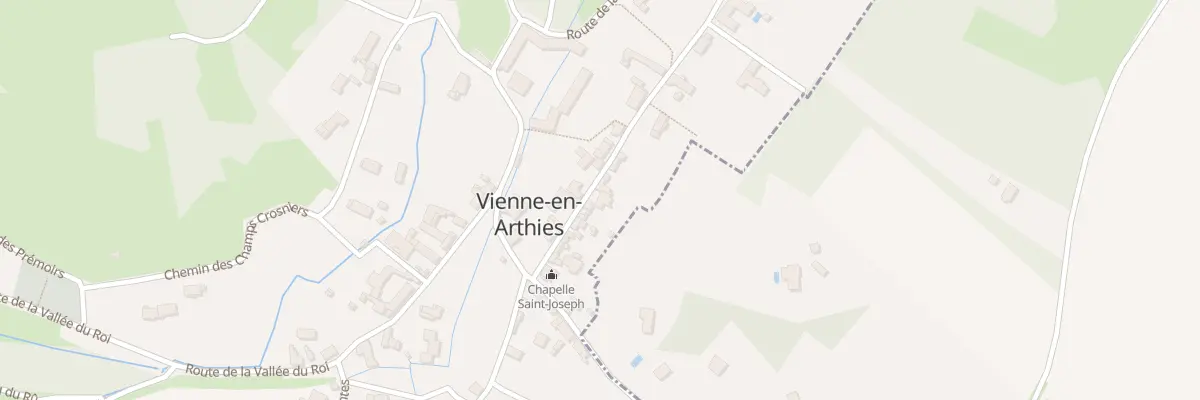 Plan du 12 Rue de la Chapelle à Vienne-en-Arthies