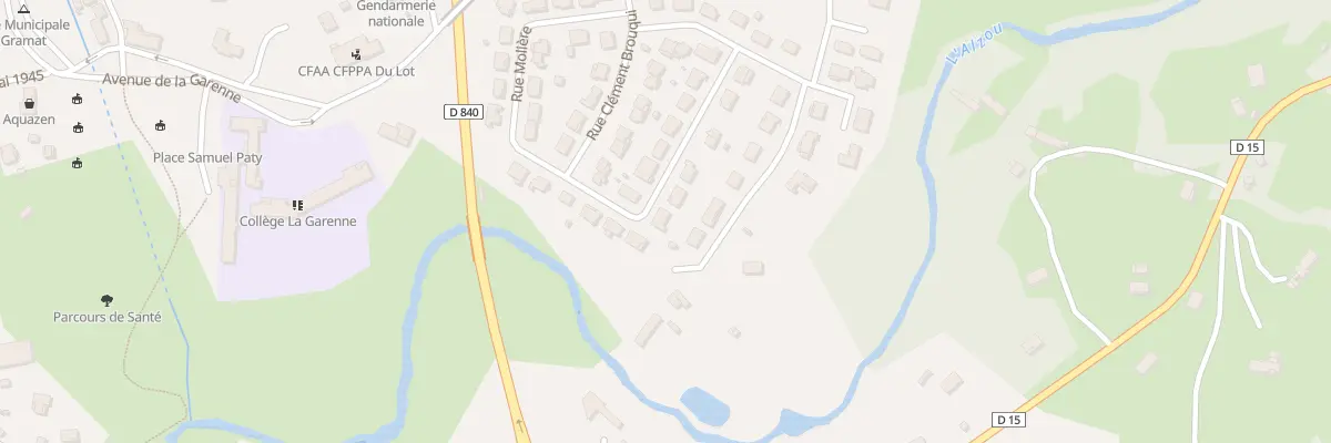 Plan du 7109 Rue Pierre et Marie Curie à Gramat