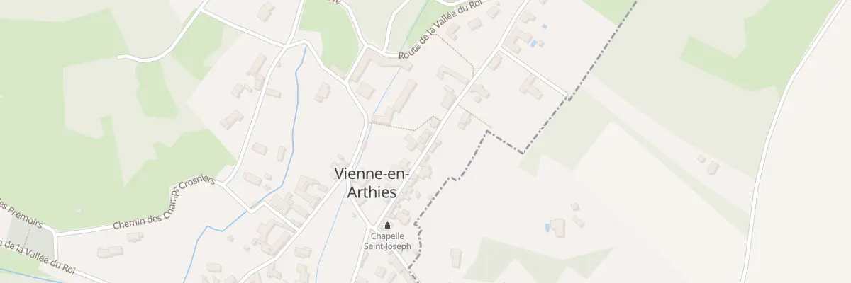 Plan du 13 Rue de la Chapelle à Vienne-en-Arthies