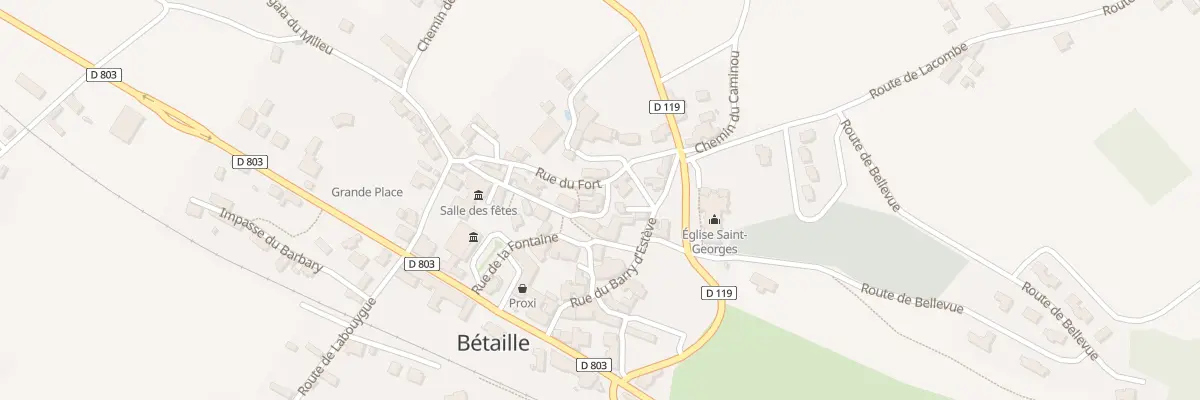 Plan du 5058 Le Bourg à Bétaille
