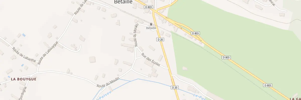 Plan du 5590 Le Bourg à Bétaille