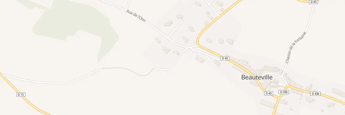 Plan du 206 L’Houm à Beauteville