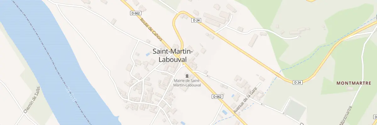 Plan du 5044 La Gare à Saint-Martin-Labouval