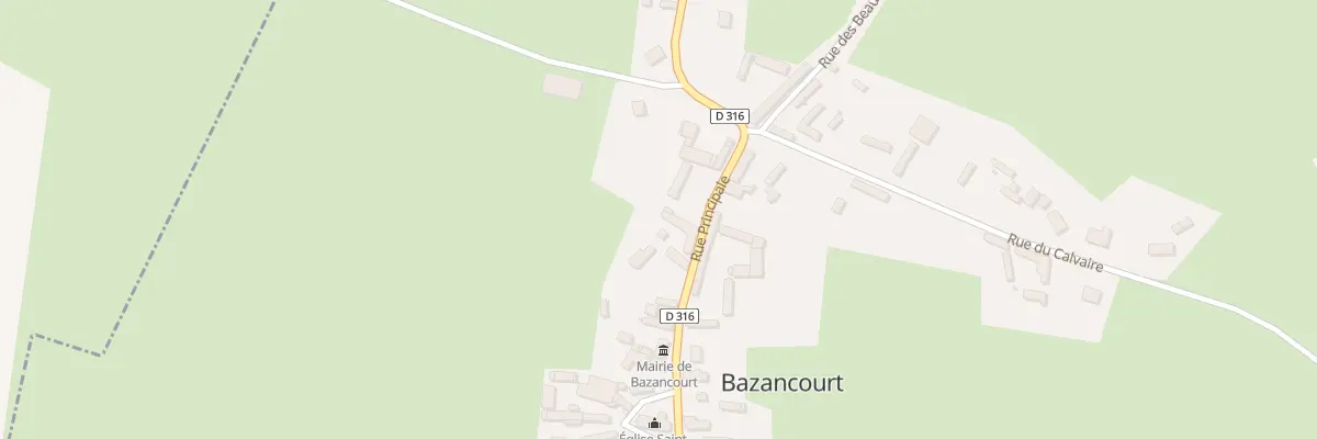 Plan du 9 Rue Principale à Bazancourt