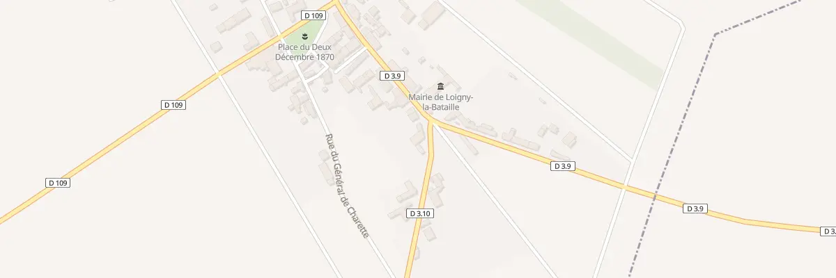 Plan du 1 Rue du Cdt de Troussures à Loigny-la-Bataille