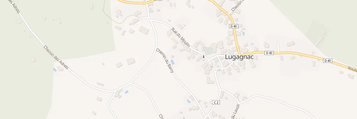 Plan du 5091F Rue du Mal Leclerc à Lugagnac