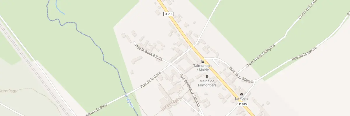 Plan du 1 Rue Le Bout A Rats à Talmontiers