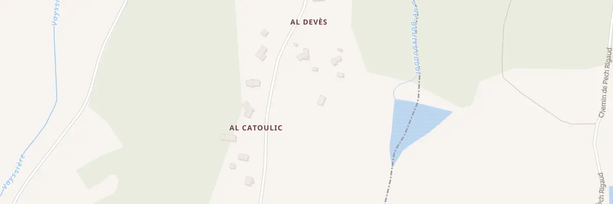 Plan du 5106 Al Catoulic à Lugan