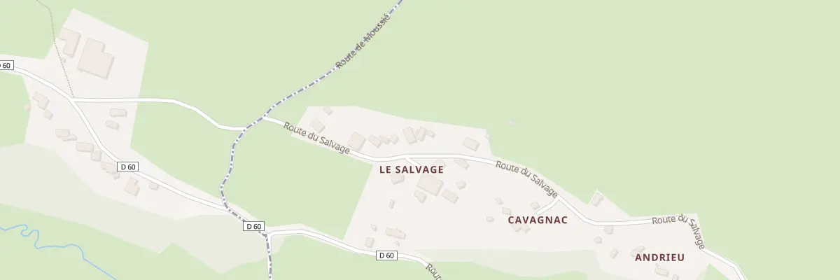 Plan du 5047 Le Salvage à Padirac