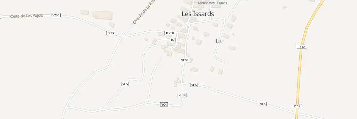 Plan du 6 Che du Chateau d’Eau aux Issards