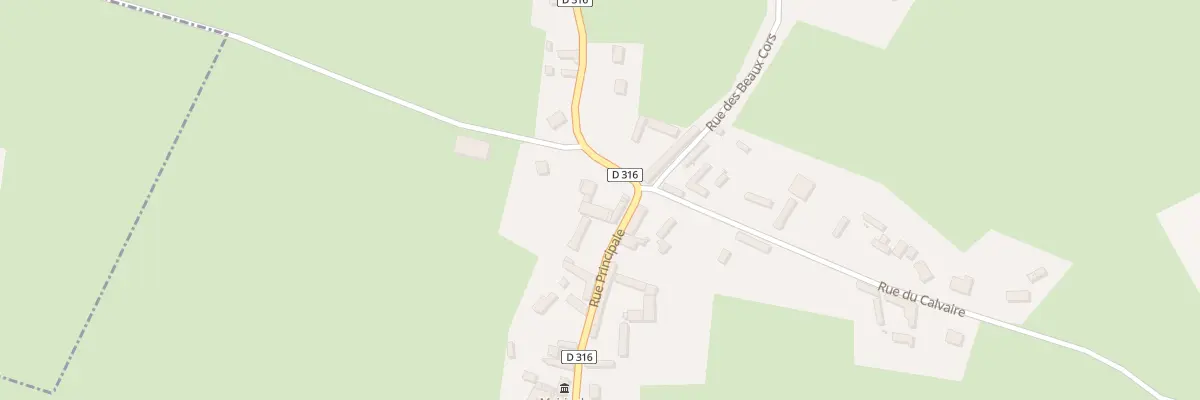 Plan du 13 Rue Principale à Bazancourt