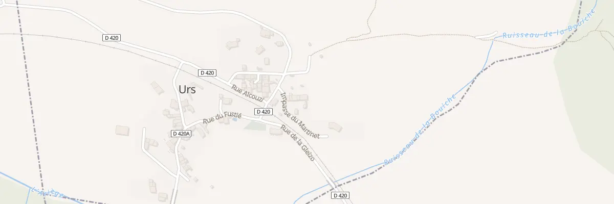 Plan du 15 Le Village à Urs