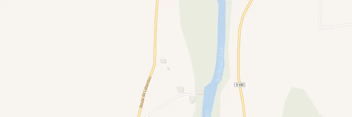 Plan du 13A Laberdou à Gaudiès