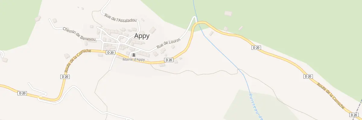Plan du 17 Lourm à Appy
