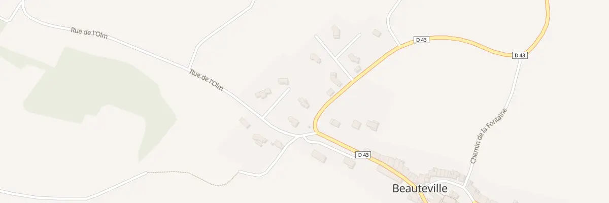 Plan du 285 L’Houm à Beauteville