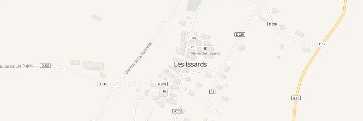 Plan du 8B Rue Grand Rue aux Issards