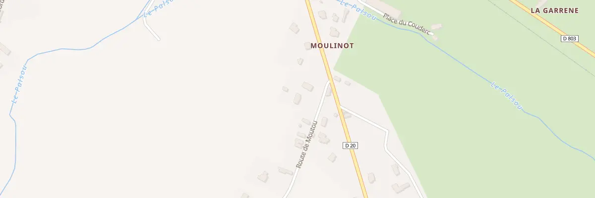 Plan du 52 Rte de Moutou à Bétaille