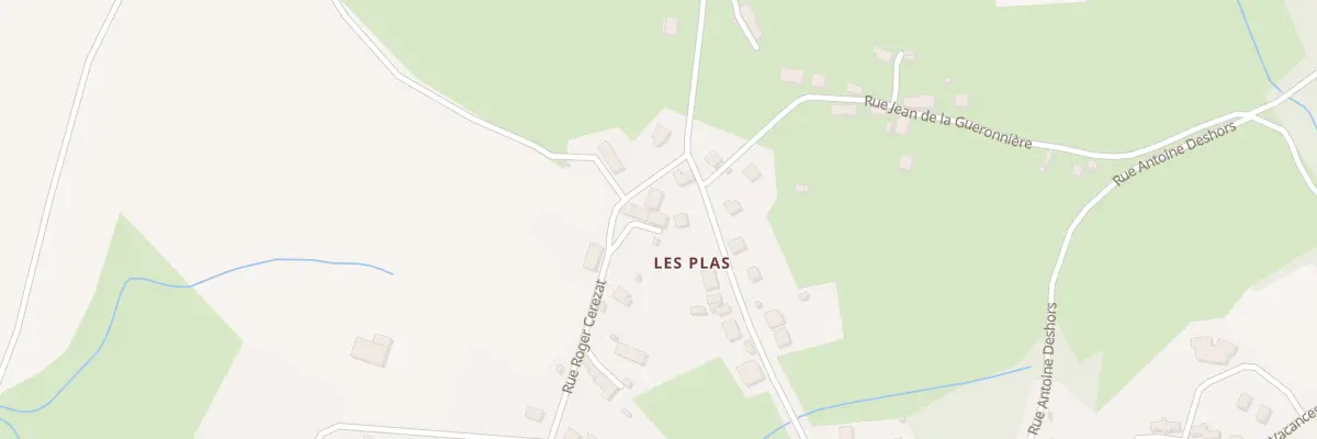 Plan du 16 Rue Roger Cérézat au Lonzac