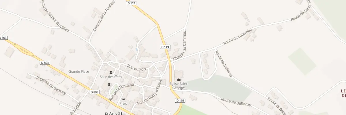 Plan du 5564 Le Bourg à Bétaille
