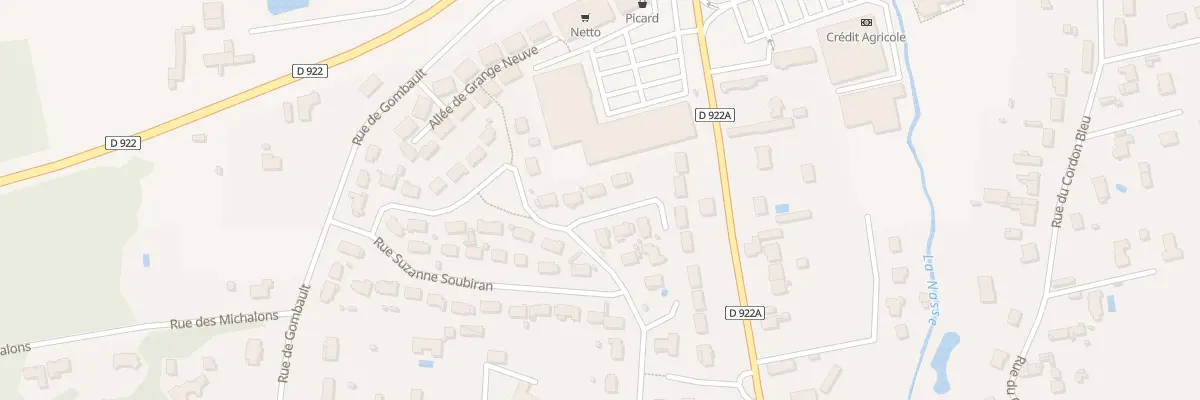 Plan du 23 Rue du Bois de Gombault à Romorantin-Lanthenay