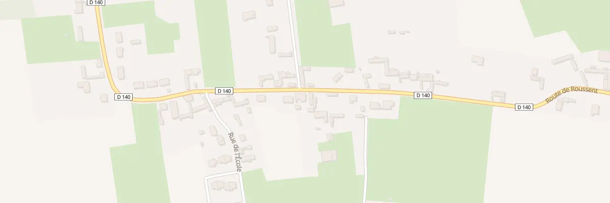 Plan du 44 Rte de Roussent à Lépine