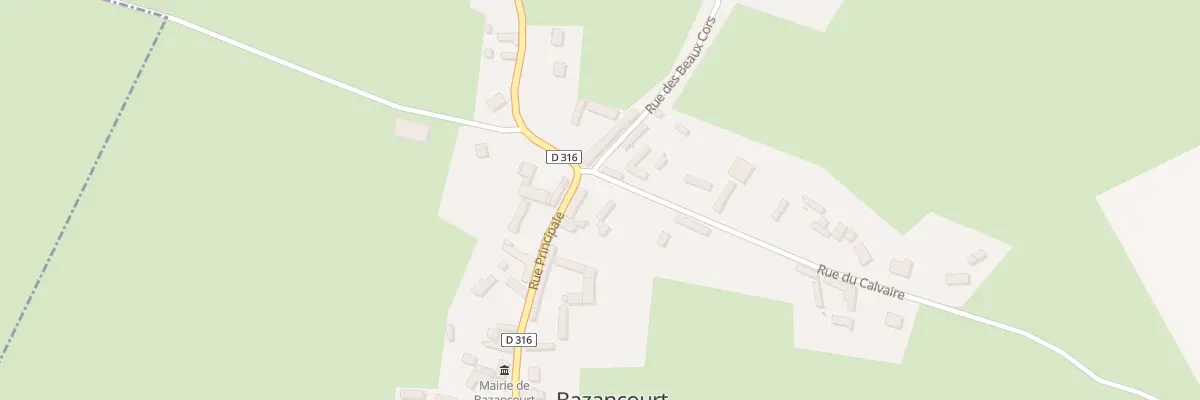 Plan du 8 Rue Principale à Bazancourt