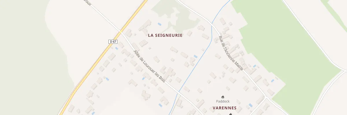 Plan du 3B All de Lourouer-les-bois au Poinçonnet