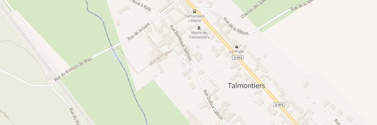 Plan du 1 Rue de l’Eglise à Talmontiers