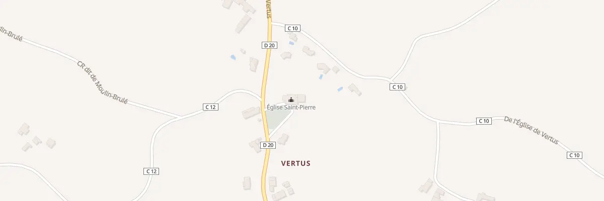 Plan du 6000 Vertus à Grazac