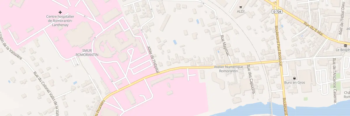 Plan du 90 Rue des Capucins à Romorantin-Lanthenay