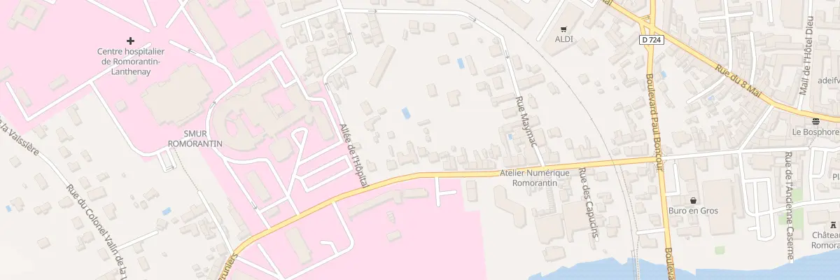 Plan du 88 Rue des Capucins à Romorantin-Lanthenay