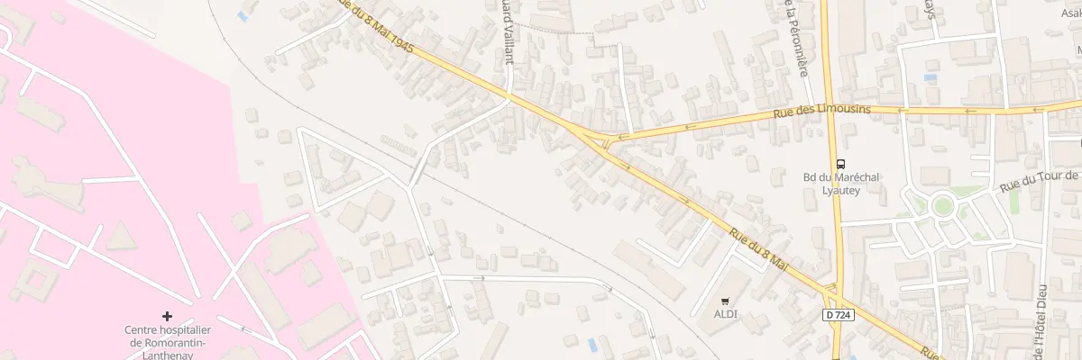 Plan du 121F Rue du Huit Mai à Romorantin-Lanthenay