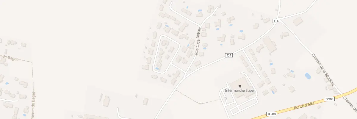 Plan du 2 Rue René Bégué à Rabastens
