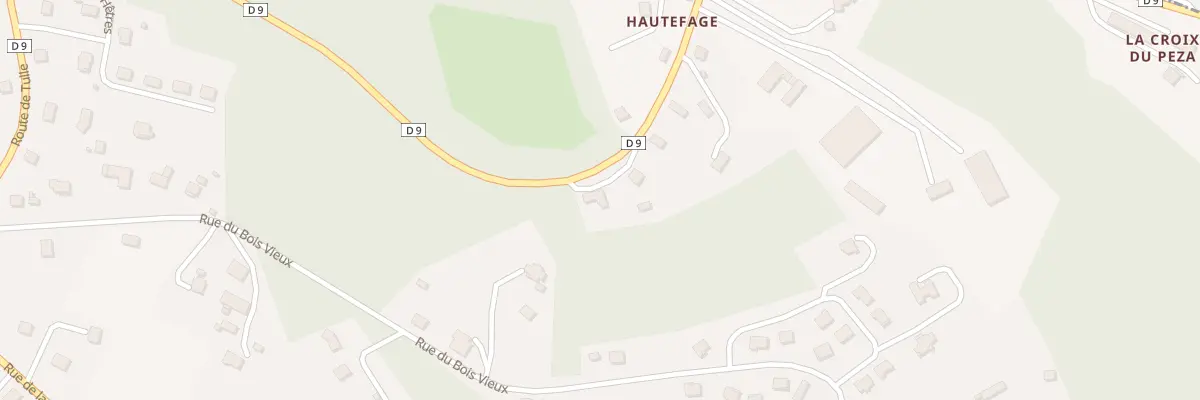 Plan du 24 Rte de Hautefage à Chameyrat