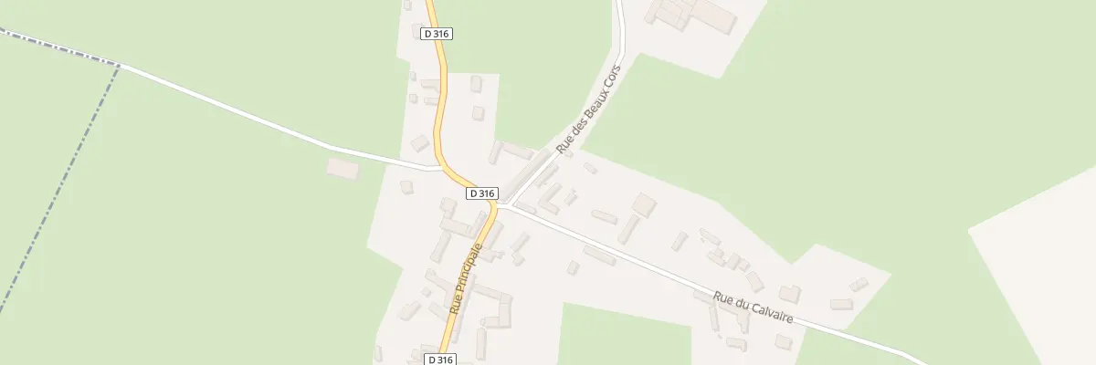 Plan du 16 Rue des Beaux Cors à Bazancourt