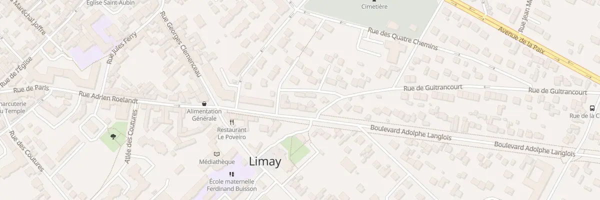 Plan du 9 Bd Adolphe Langlois à Limay