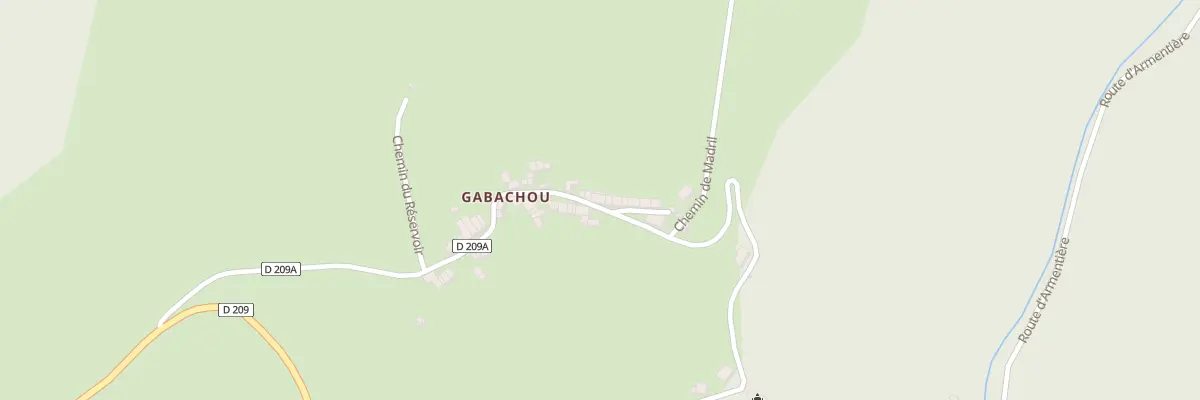 Plan du 66 Gabachou à Freychenet