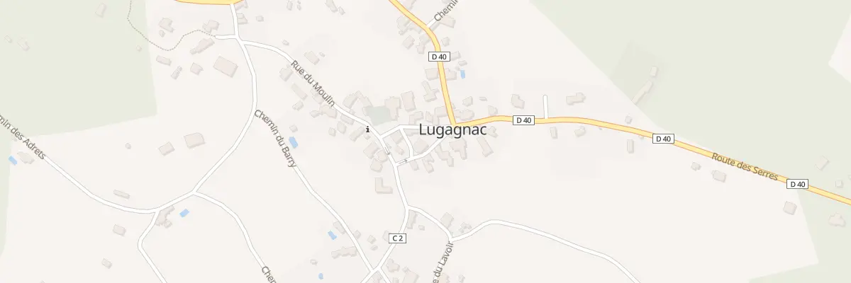 Plan du 1625 Rte du Barry à Lugagnac