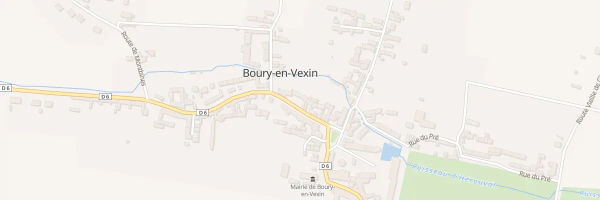Plan du 7 Rue de Laval à Boury-en-Vexin