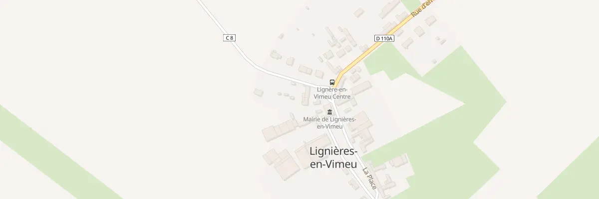 Plan du 4 Pl La Place à Lignières-en-Vimeu